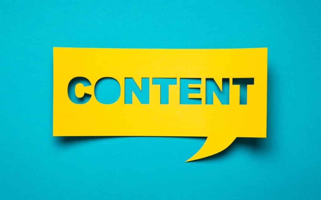 content bubble